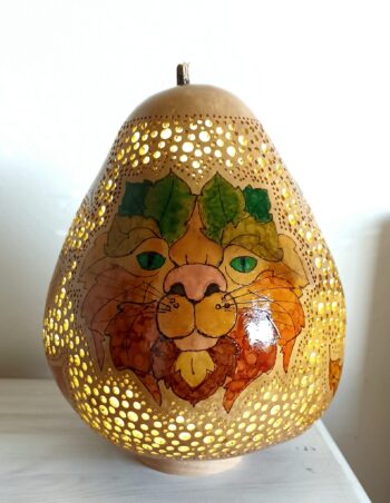 Green Cat Gourd Lamp - Image 3