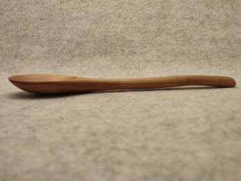 Hand carved Cherry wood cooking spoon, Made in Wales - Image 3