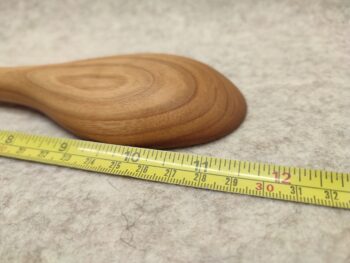 Hand carved Cherry wood cooking spoon, Made in Wales - Image 5