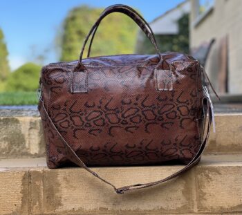 Snakeskin New Leather Flight Bag