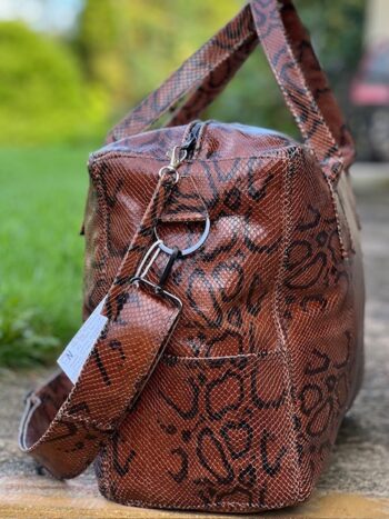 Snakeskin New Leather Flight Bag - Image 2