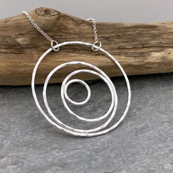 Large Eccentric circles pendant - Image 5