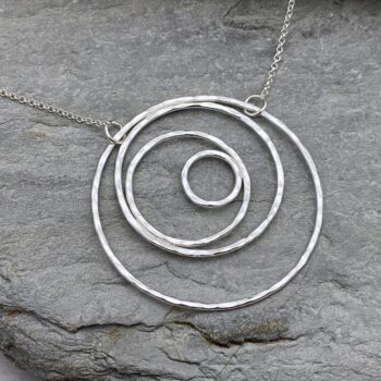 Large Eccentric circles pendant - Image 3