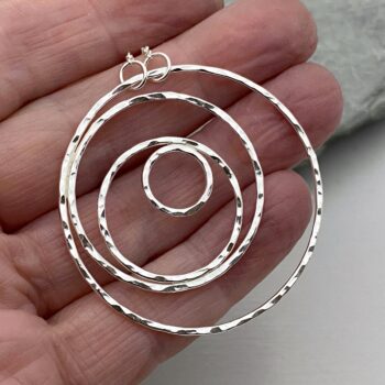 Large Eccentric circles pendant - Image 2