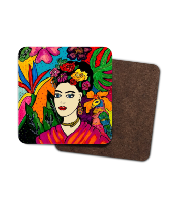 Coasters Set Frida Parrot