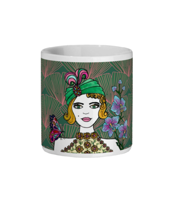 Mia Ceramic Mug and Coaster Set