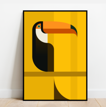 Toucan in the trees, bird print (4 colours available) - Image 5