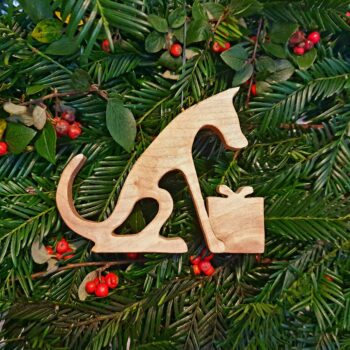 Canine Christmas Tree Decoration: Handcrafted from Scottish hardwoods - Image 5