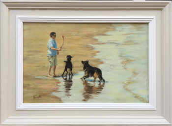 DOG’S LIFE Original Oil Painting - Image 2