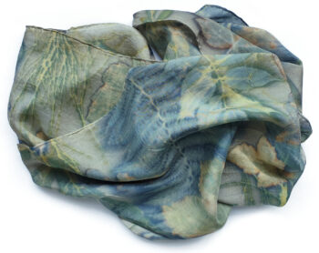 Autumn By A River Silk Scarf - Image 2