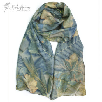 Autumn By A River Silk Scarf