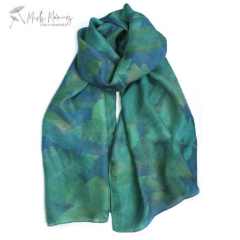 Enchanted Forest - Hand Dyed Silk Scarf