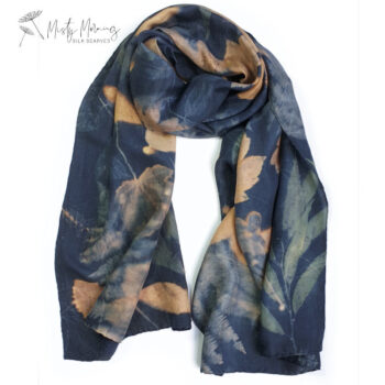 Evening Walk - Hand Dyed Silk Scarf