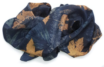 Fiery Night - Hand Dyed Silk Scarf - Image 3