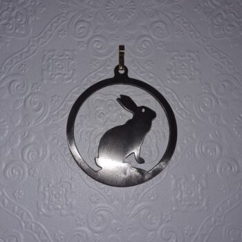 Rabbit in a disc - Door hanger - Image 2