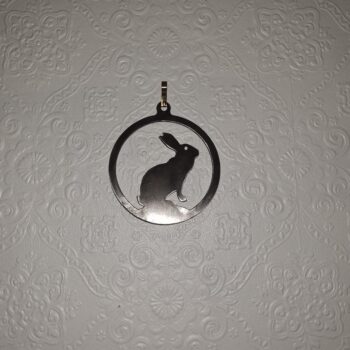 Rabbit in a disc - Door hanger - Image 3