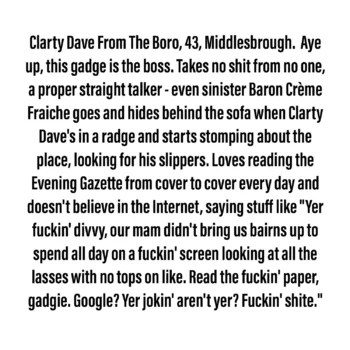 Clarty Dave From The Boro - Medium Scraplet - Image 2