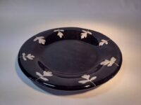 Black glass hawthorn plate