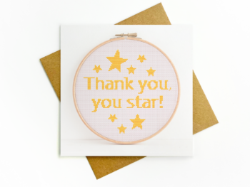 Thank you, you star! Card