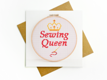 Sewing Queen Card