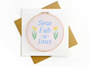 Sew fabulous card