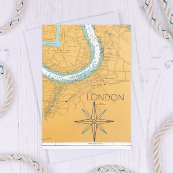 Compass London Greetings Card