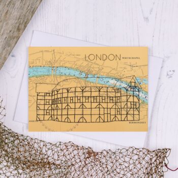 Globe Theatre London Greetings Card