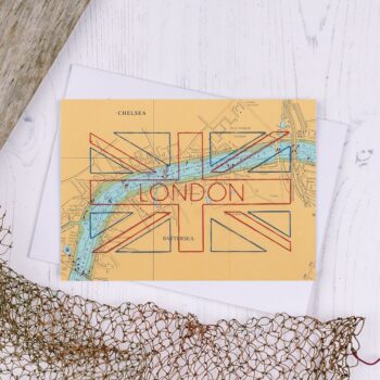 Union Jack London Greetings Card