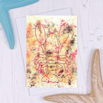 Lobster Greetings Card