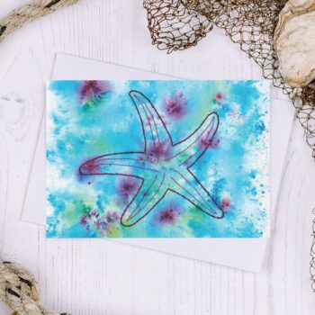 Starfish Greetings Card