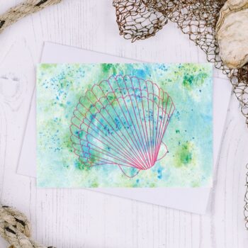 Scallop Greetings Card