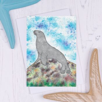 Seal Greetings Card