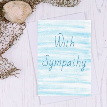 With Sympathy Greetings Card