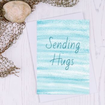 Sending Hugs Greetings Card