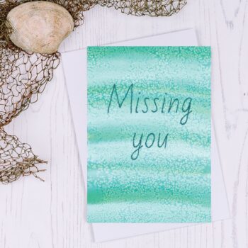 Missing You Greetings Card