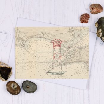 Needles Lighthouse Greetings Card