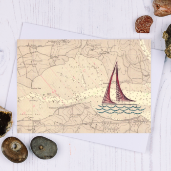 Holbrook Sailing Boat Greetings Card