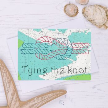 Tying the Knot Greetings Card