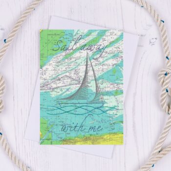 Sail away with me Greetings Card