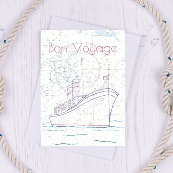 Bon Voyage Greetings Card