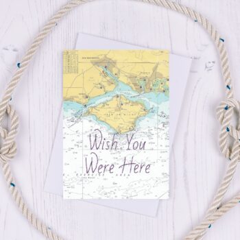 Wish you Were Here Greetings Card