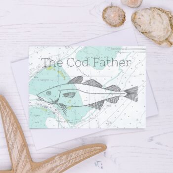 The Cod Father Greetings Card