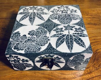 Japanese Furoshiki Découpage Wooden box