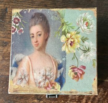 Rococo French Decoupage Jewellery Box