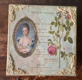 Rococo French Decoupage with plaster mouldings Jewellery Box