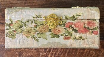 Rococo French Decoupage with plaster mouldings Jewellery Box - Image 3