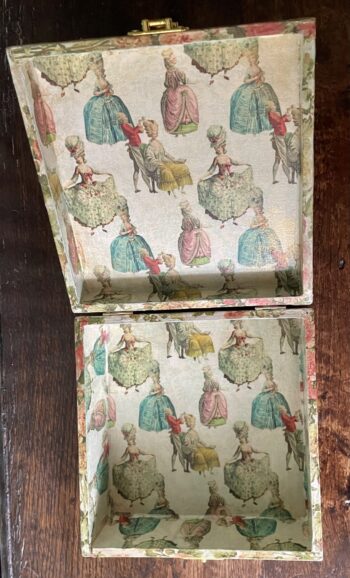 Rococo French Decoupage with plaster mouldings Jewellery Box - Image 4