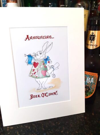 Alice in Wonderland and Friends. 'Announcing Beer O'Clock' - Image 2