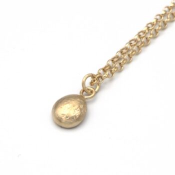 Gold Pebble Necklace - Image 2