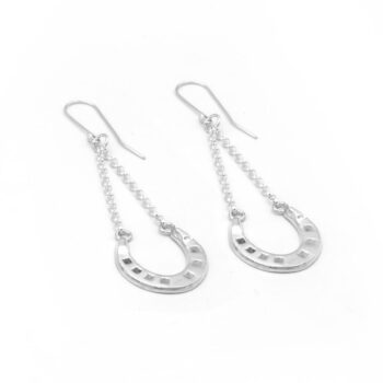 Horseshoe Silver Earrings